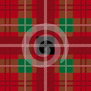 Traditional Scottish kilt pattern.